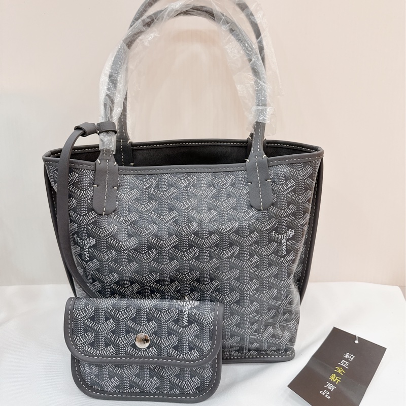 莉亞精品♡Goyard Mini Tote 灰色 全新-2