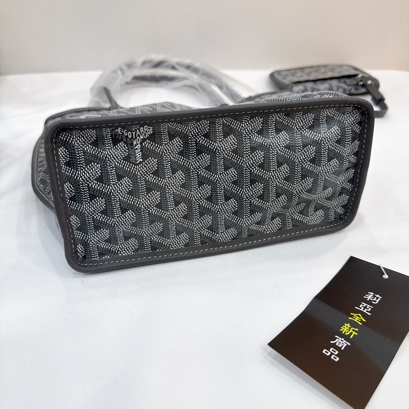 莉亞精品♡Goyard Mini Tote 灰色 全新-5
