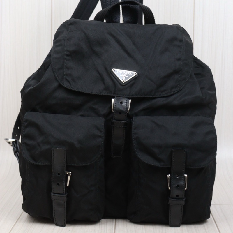 Prada 經典尼龍後背包（中號）-3