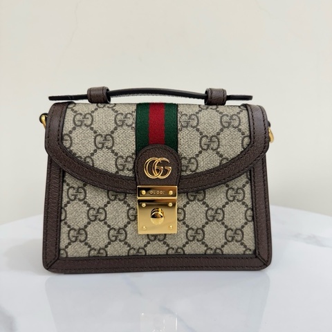 JK國際二手精品✨ Gucci Ophidia 迷你郵差包 專櫃價7萬多