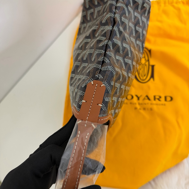 新款迷你 「全新現貨」 Goyard mini hobo 最新款 黑棕-5