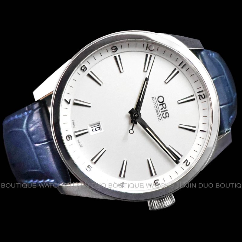 金鐸精品~W893 ORIS豪利時Artix Date經典大三針42mm自動上鍊男用腕錶-1