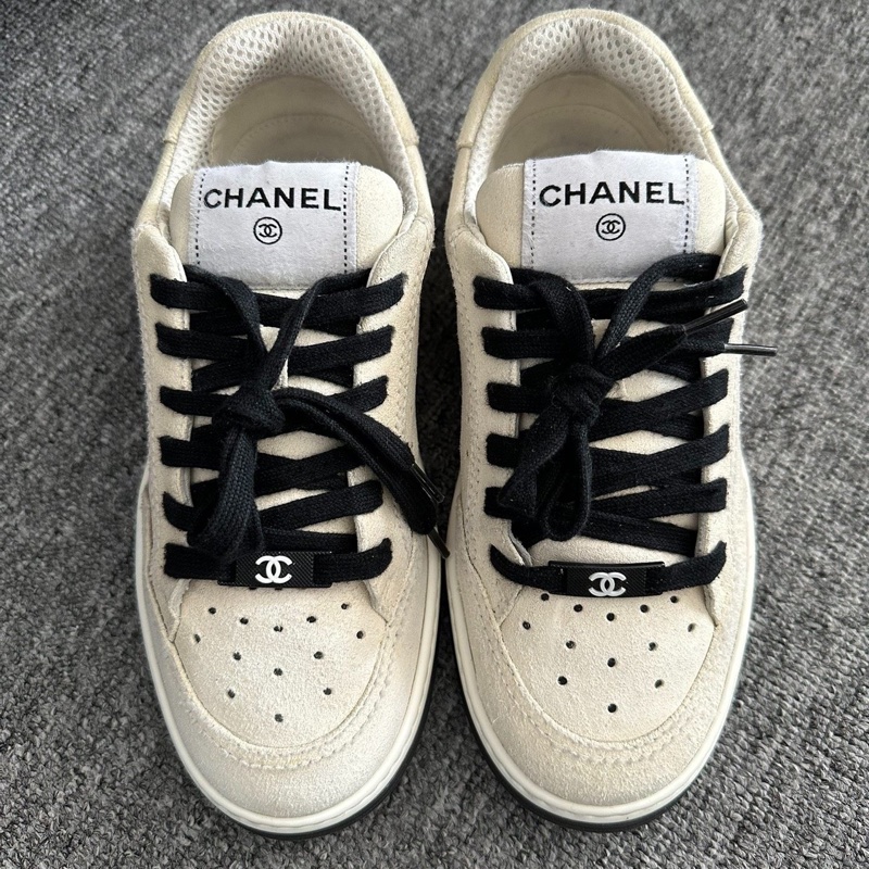 Chanel香奈兒low top 麂皮板鞋 36碼-2