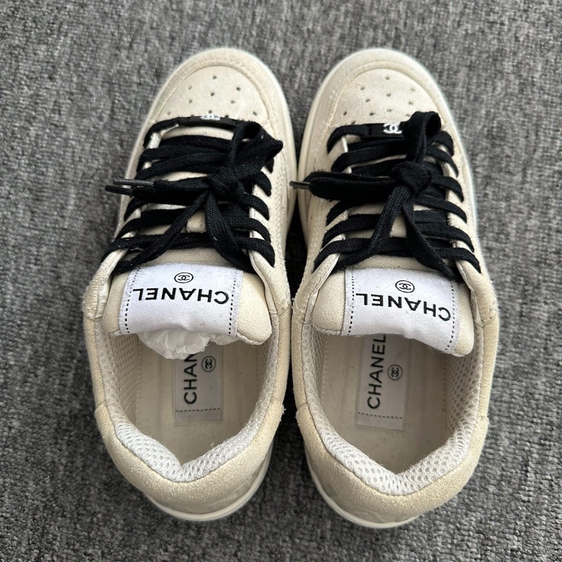 Chanel香奈兒low top 麂皮板鞋 36碼-3