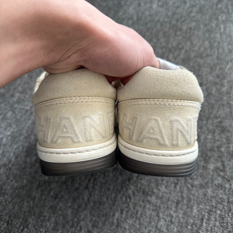 Chanel香奈兒low top 麂皮板鞋 36碼-4