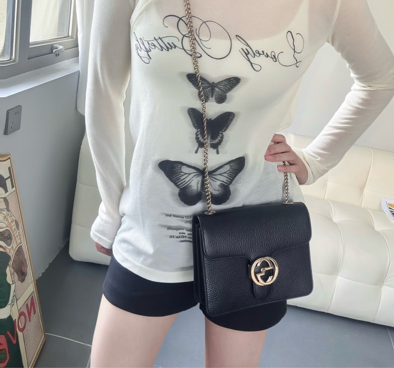 JK國際二手精品✨Gucci風琴包-1