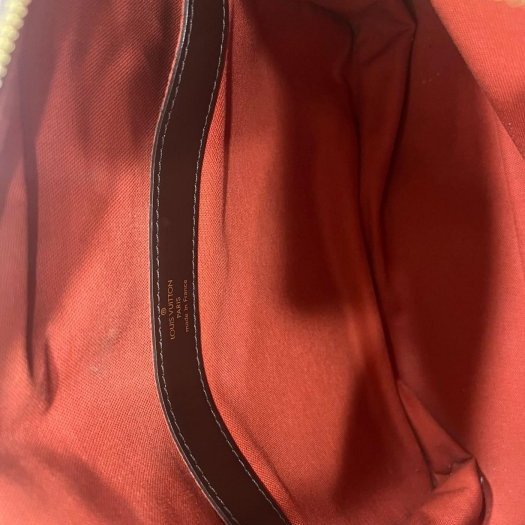 東區正精品㊣LV N45255 咖啡色棋盤格拉鍊上開包斜背包肩背包 RZ4384-3