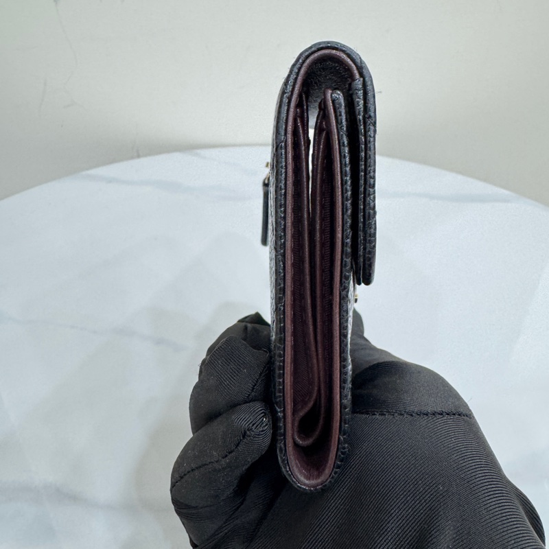 JK國際二手精品✨ Chanel三折荔枝短夾-4