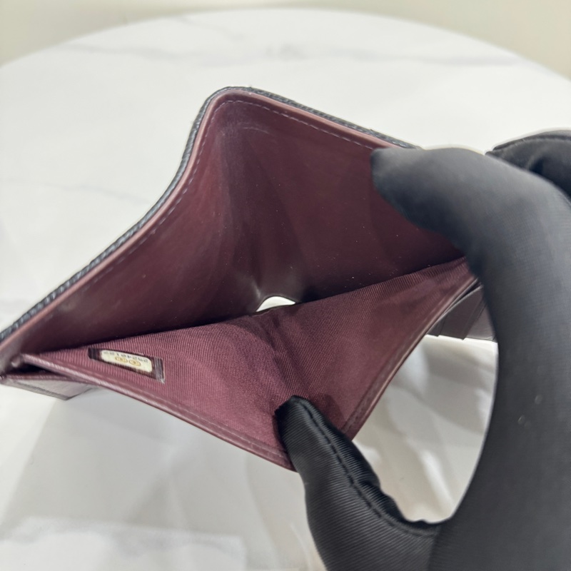 JK國際二手精品✨ Chanel三折荔枝短夾-15