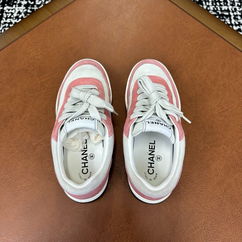 Chanel香奈兒雙C粉色休閒鞋 36.5碼-2