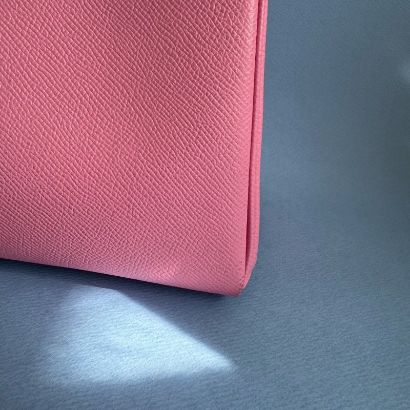😍買給女朋友 Hermes X刻 芭比粉EPSOM皮凱莉包-19