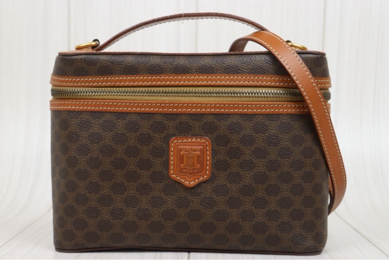 Celine 凱旋門老花化妝包/斜背包-1