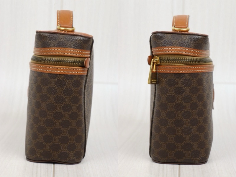 Celine 凱旋門老花化妝包/斜背包-3