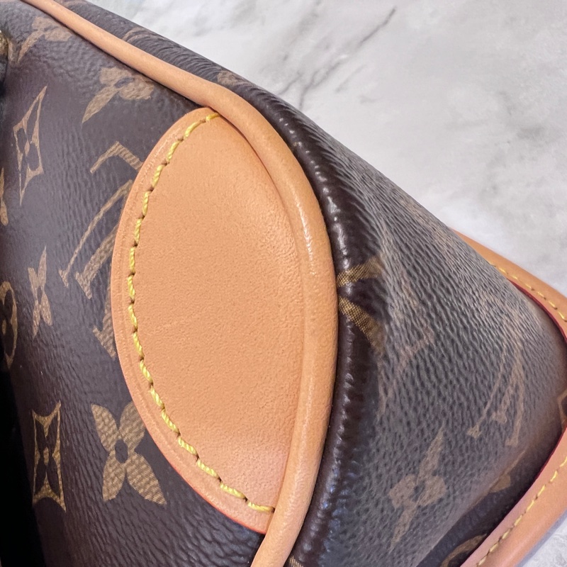 LV 原花Diane金釦手提肩斜背包-6