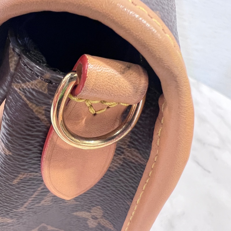 LV 原花Diane金釦手提肩斜背包-12