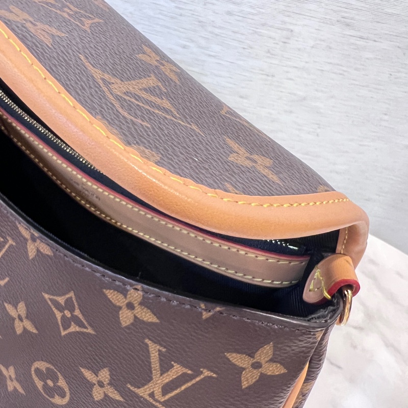 LV 原花Diane金釦手提肩斜背包-20