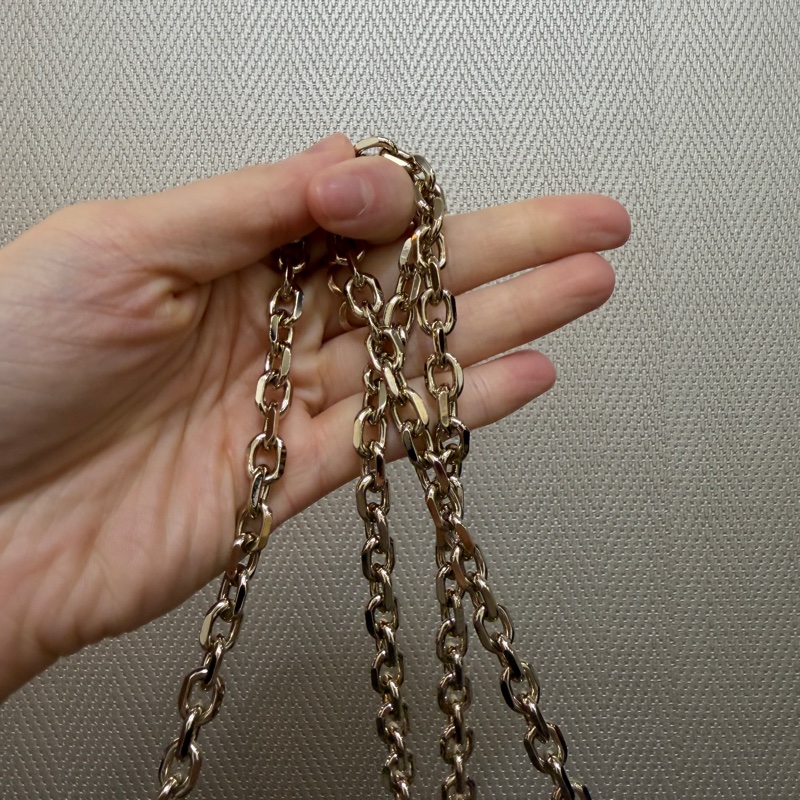 Gucci PVC咖牛皮銀釦斜背WOC-16