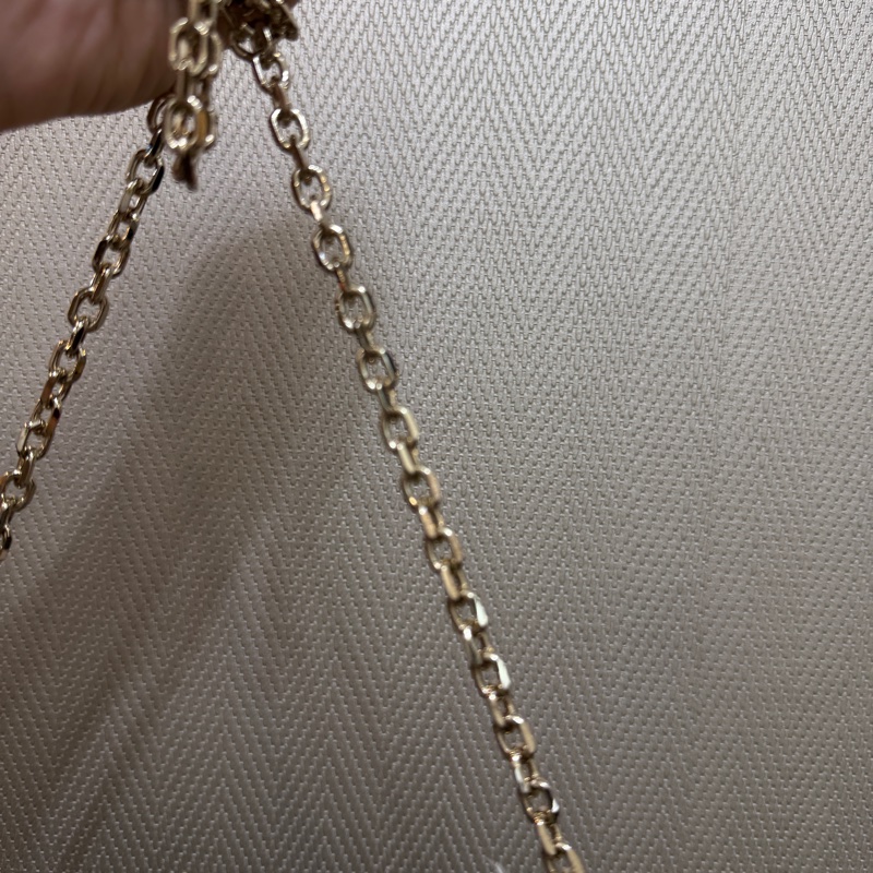 Gucci PVC咖牛皮銀釦斜背WOC-17