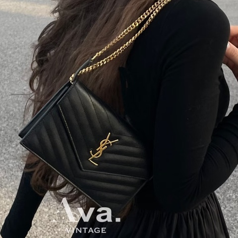 #全網最低💰年底清倉價 #魚子醬 Ysl Woc黑金鏈條🉑斜挎/肩背