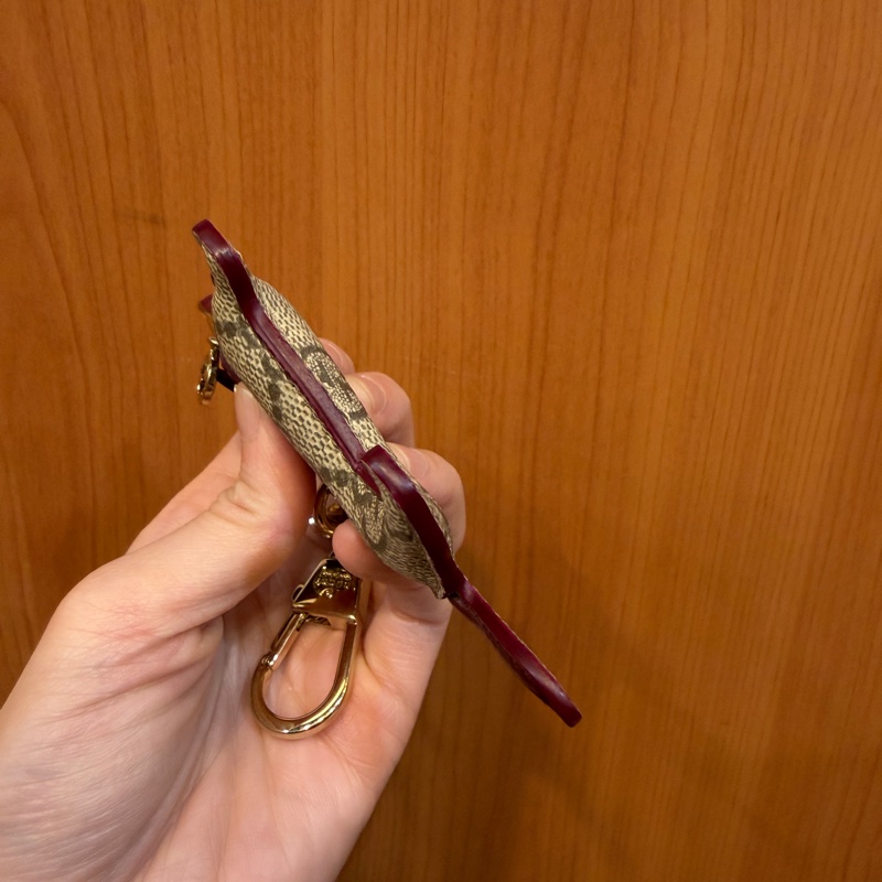 Gucci PVC深棕牛皮臘腸狗造型鑰匙圈-8