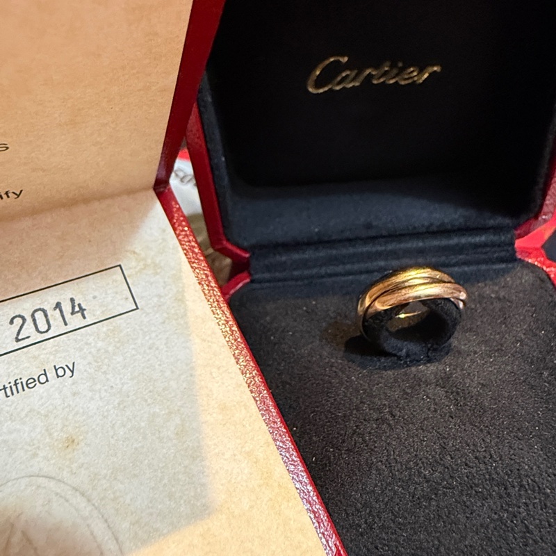 卡地亞三環戒 女-9