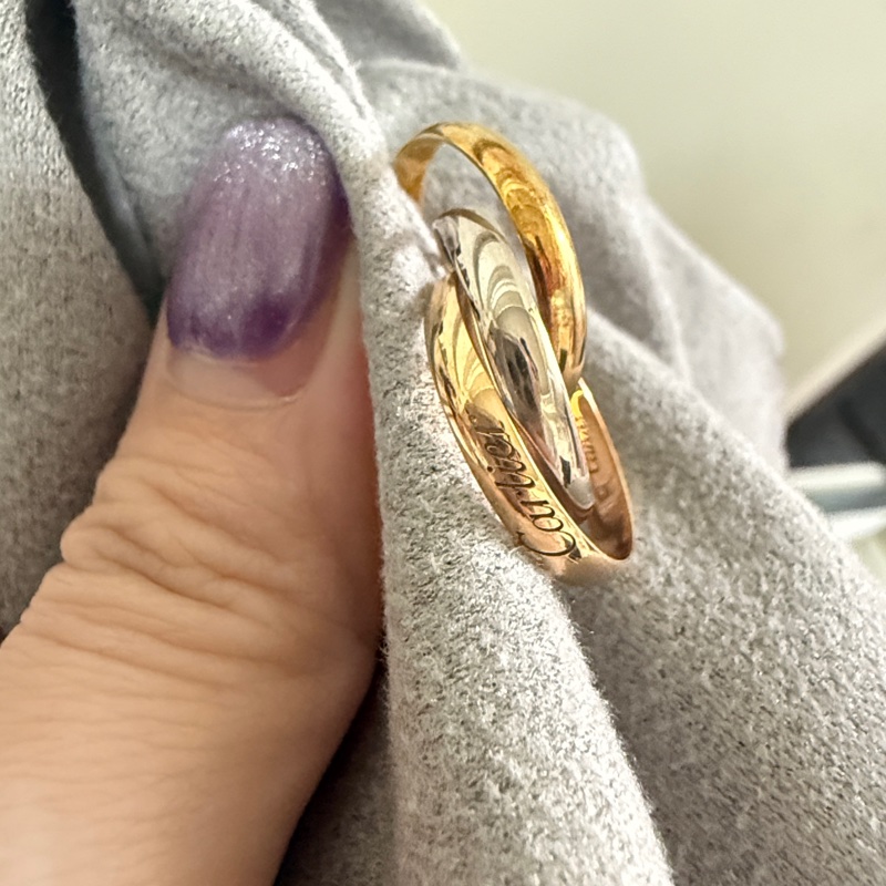 卡地亞三環戒 女-2