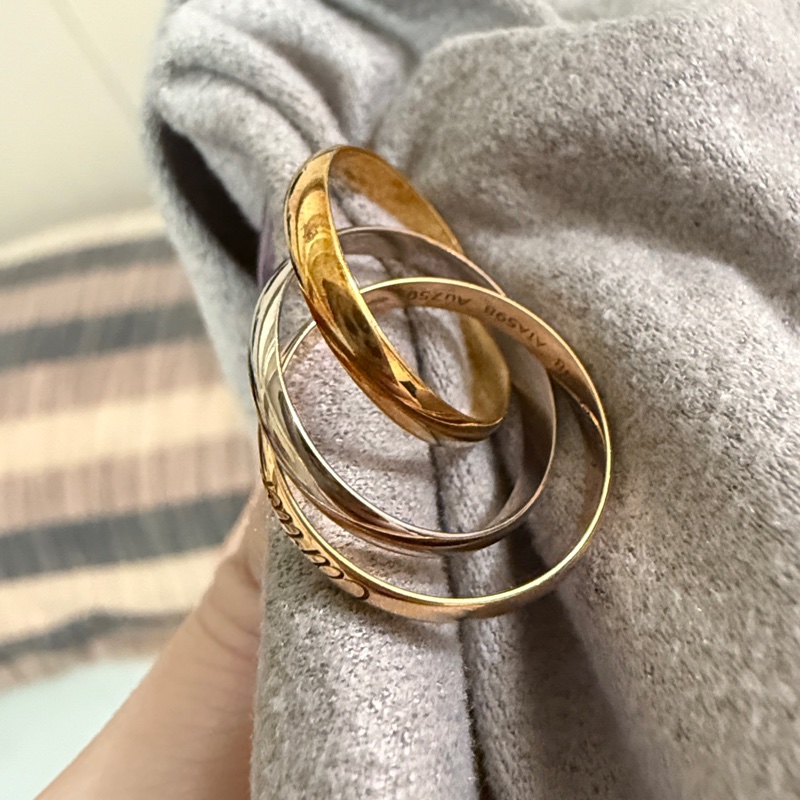 卡地亞三環戒 女-3