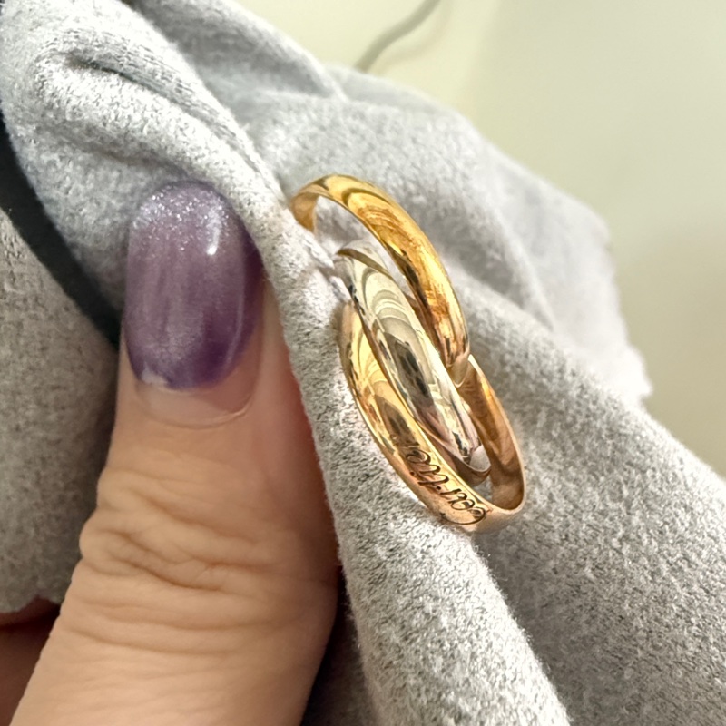 卡地亞三環戒 女-4