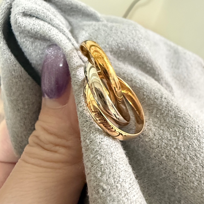 卡地亞三環戒 女-5