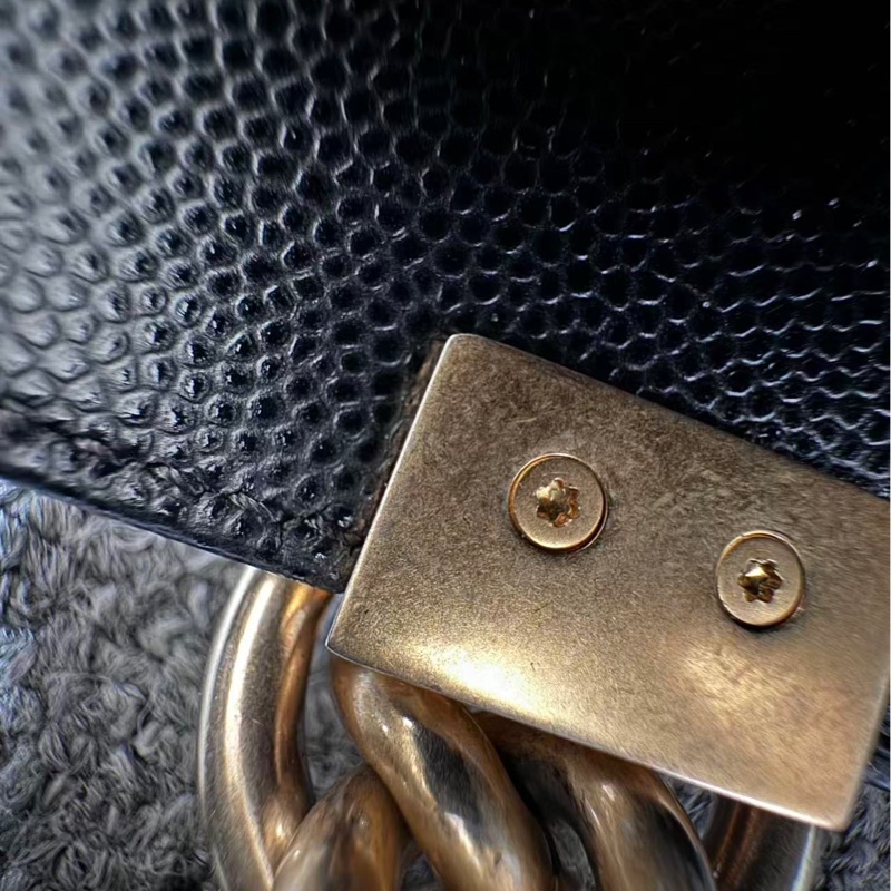 CHANEL LEBOY MEDIUM CAVIAR 香奈兒黑金魚子醬皮革中號-28
