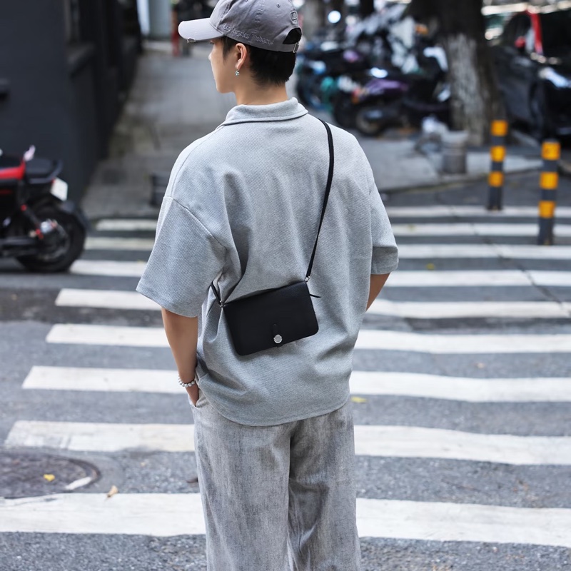 #全網唯一超稀有 #鱷魚皮 #超便宜💰 愛馬仕黑銀woc護照夾🉑斜挎/肩背-1