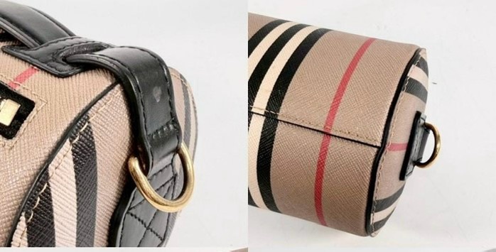 Burberry 圓桶斜背包-12
