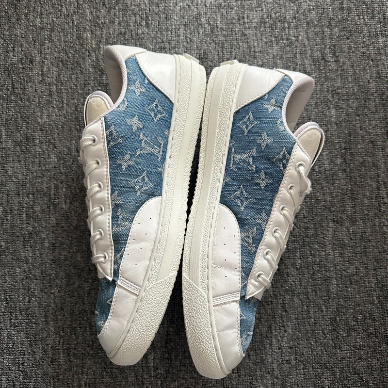 LOUIS VUITTON Charlie藍白牛仔 9碼41碼-6