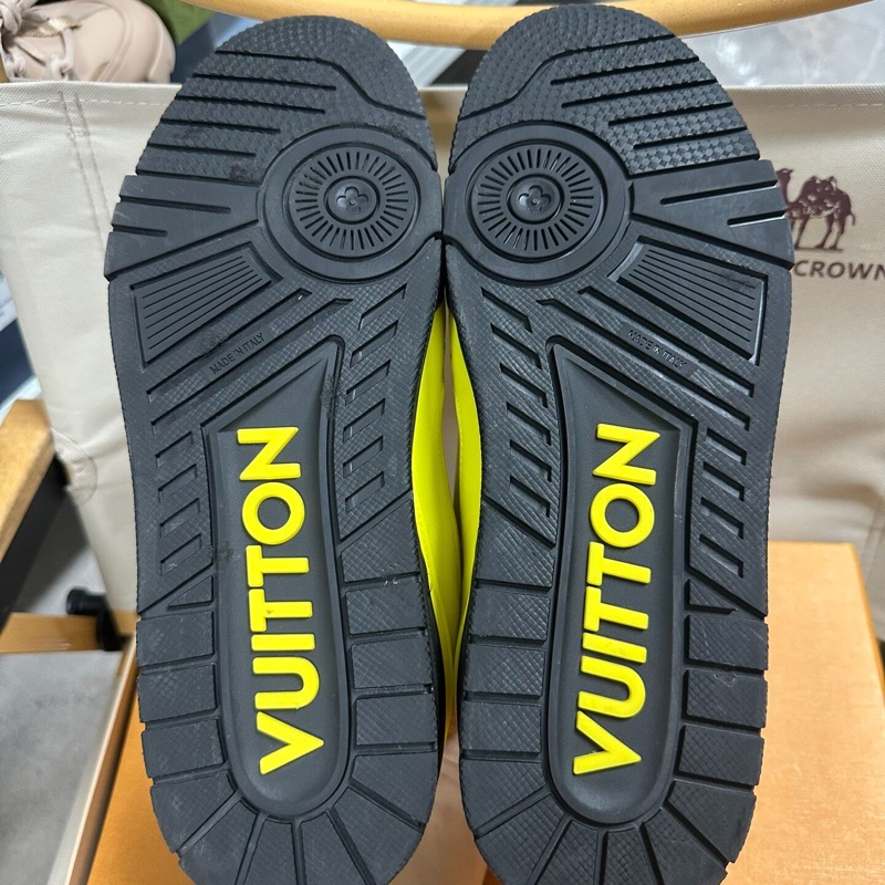 LOUIS VUITTON Trainer 低幫 黃黑色 42碼-6