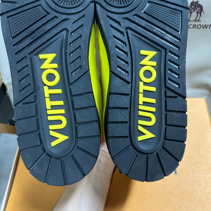 LOUIS VUITTON Trainer 低幫 黃黑色 42碼-9