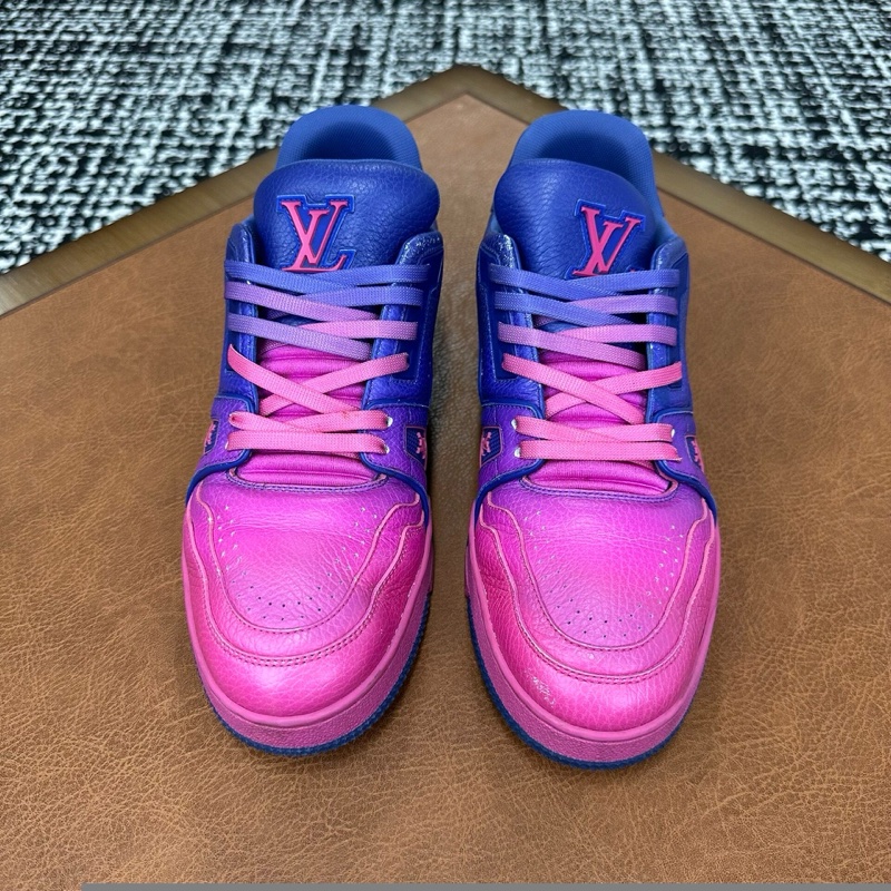 Louis Vuitton路易威登 trainer紫粉 40碼-1