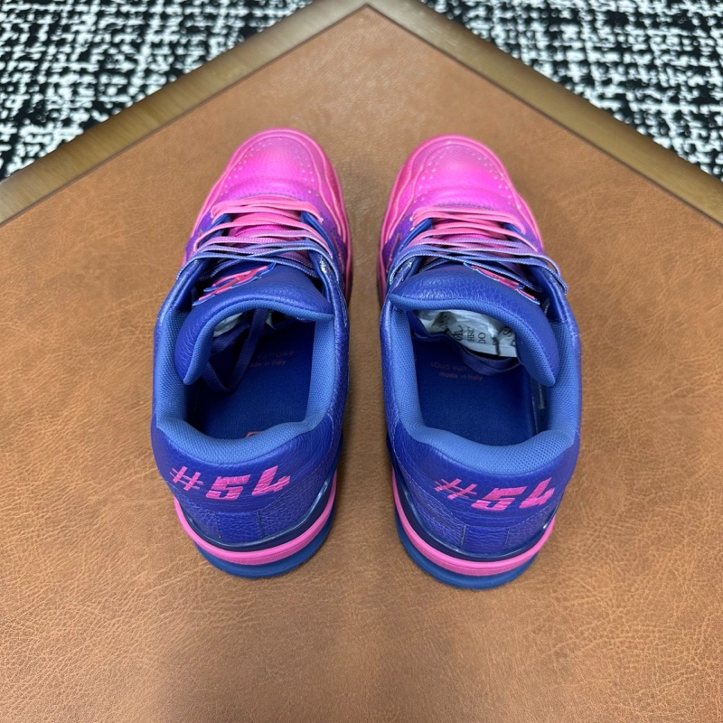 Louis Vuitton路易威登 trainer紫粉 40碼-2
