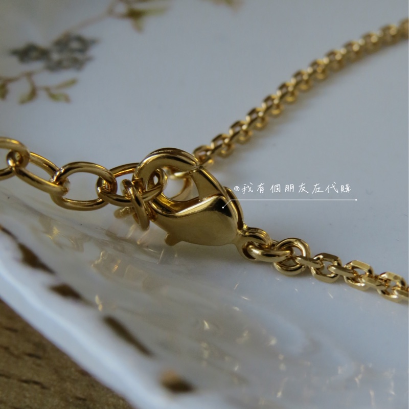 《我有個朋友在代購》Dior滿鑽小愛心垂墜項鍊-4