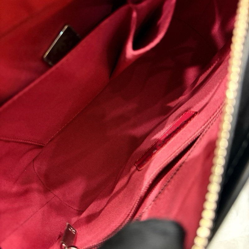 全新 Chanel香奈兒黑金小號流浪包芯片款-15