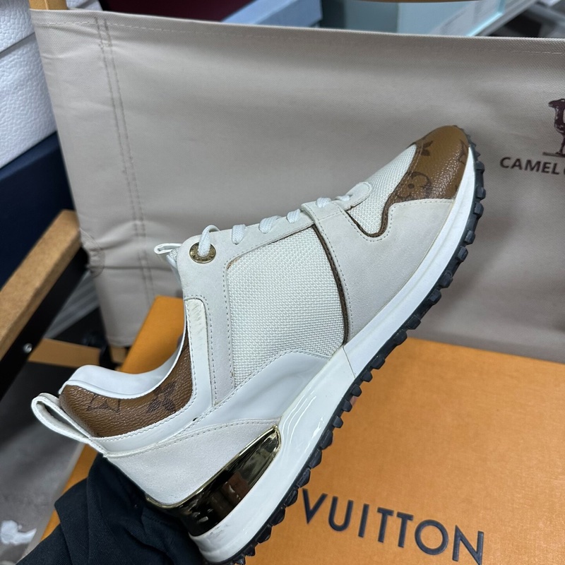 LOUIS VUITTON Run Away 牛皮 平底系帶 低幫 36.5碼-2