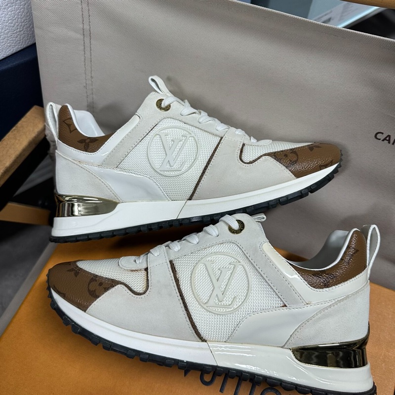 LOUIS VUITTON Run Away 牛皮 平底系帶 低幫 36.5碼-6