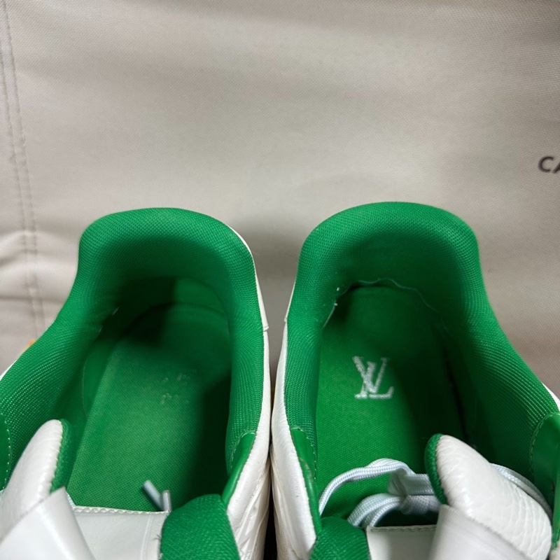 LOUIS VUITTON路易威登 Trainer #54後跟板鞋  白綠 43碼-2