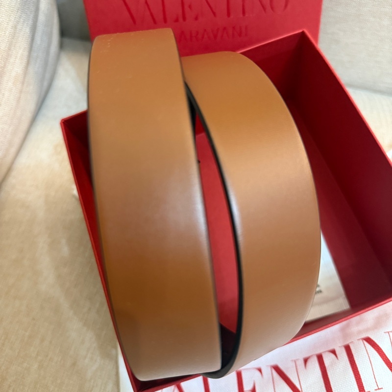全新VALENTINO棕色女裝真皮腰帶-9