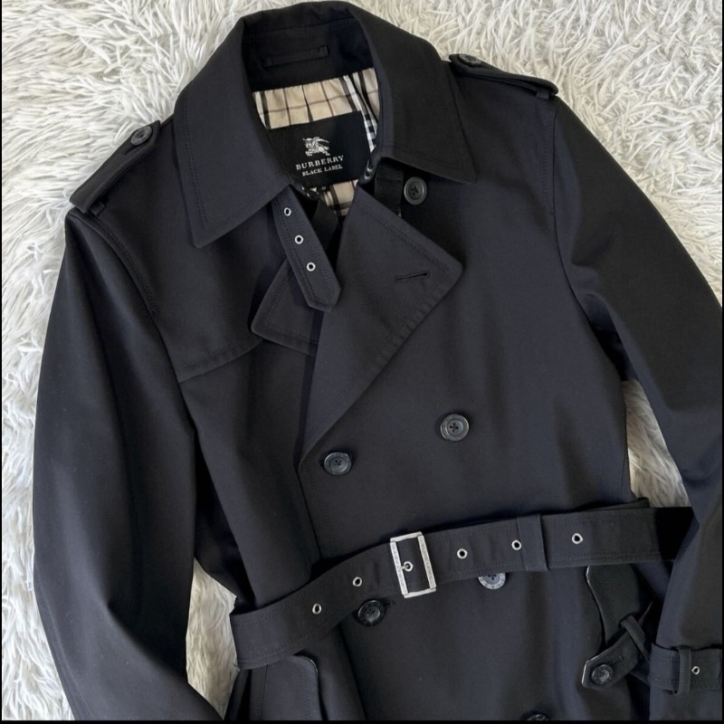 日本進口二手／Burberry 時尚男神風衣-5