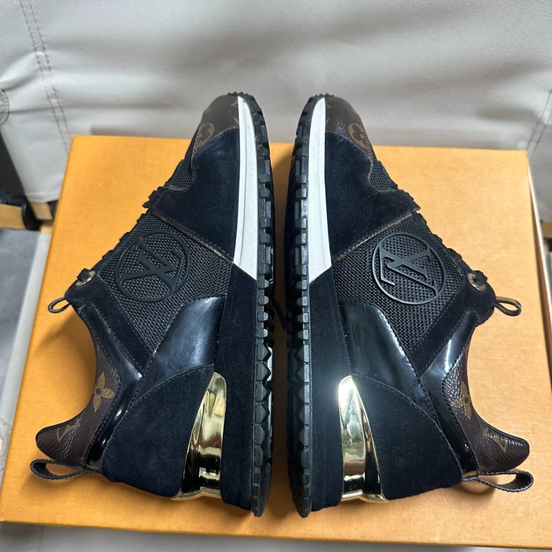 LOUIS VUITTON Run Away 絨面小牛皮經典老花 35碼-0