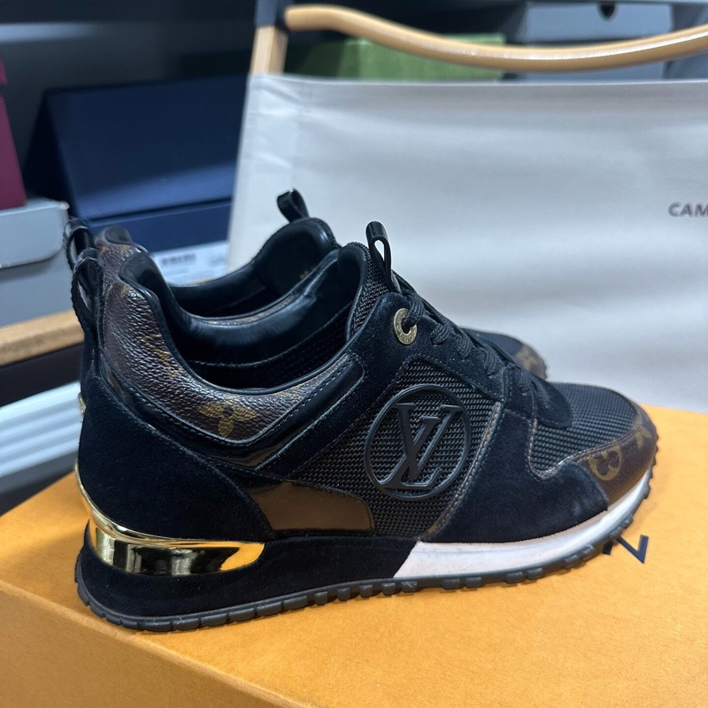 LOUIS VUITTON Run Away 絨面小牛皮經典老花 35碼-2