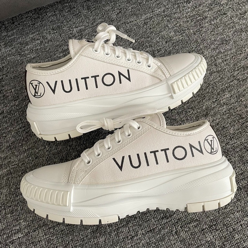 Louis Vuitton路易威登Squad白黑休閒鞋 36碼-6