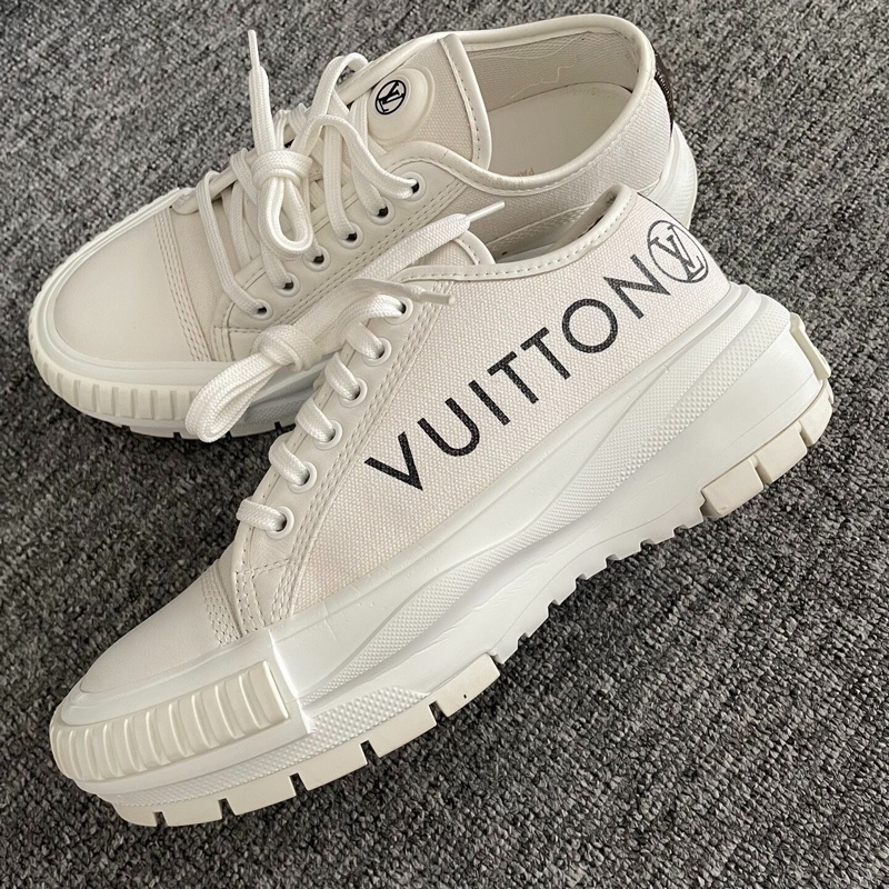 Louis Vuitton路易威登Squad白黑休閒鞋 36碼-8
