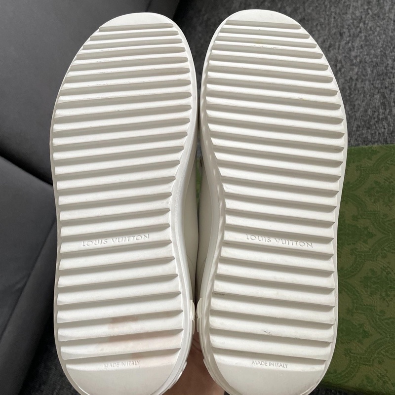 Louis Vuitton路易威登 timeout厚底壓紋板鞋 36碼-7