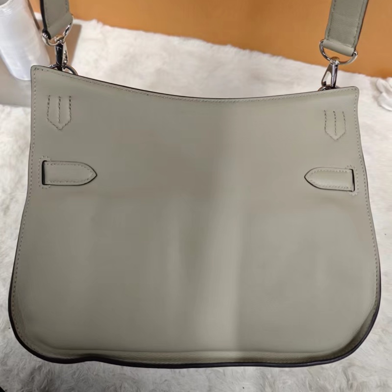 Hermes爱马仕Jypsiere 28 吉普赛28 Q1鼠尾草绿sw皮银扣X刻 原始成色-1